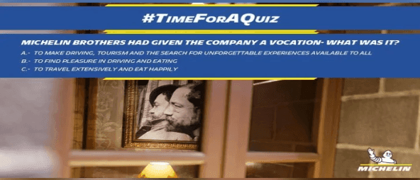 Marketing Strategy of Michelin: Michelin’s Time For a Quiz Campaign on Twitter
