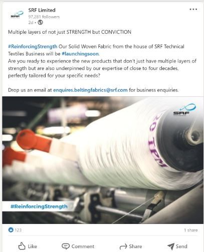 Marketing Strategy of SRF Limited - 1