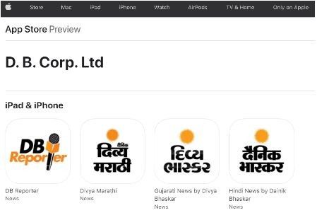 Marketing Strategy of DB Corp - Mobile Apps