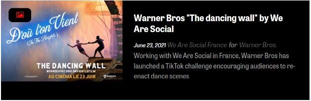 Marketing Strategy of Warner Bros - Campaign 1