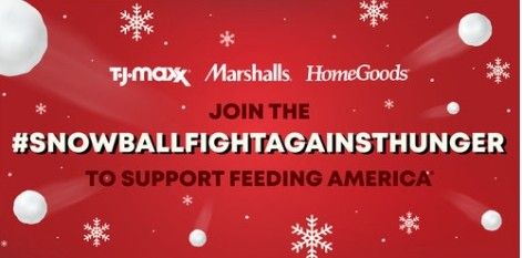 Marketing Strategy Of TJ Maxx - Snowball Fight Against Hunger Campaign