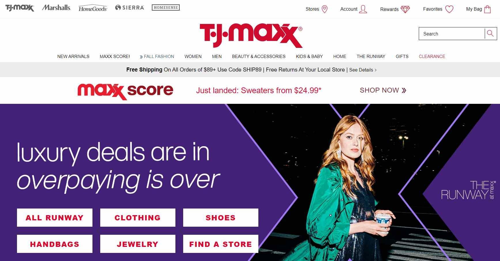 Marketing Strategy Of TJ Maxx - TJ Maxx Homepage