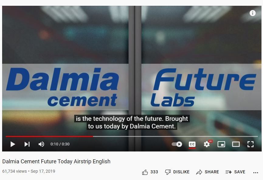 Marketing Strategy of Dalmia Bharat - Campaign 1