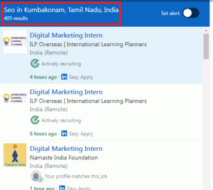 SEO Courses in Kumbakonam - Job Statistics