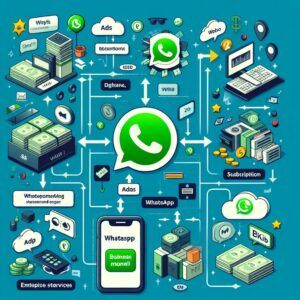 business model of whatsapp image