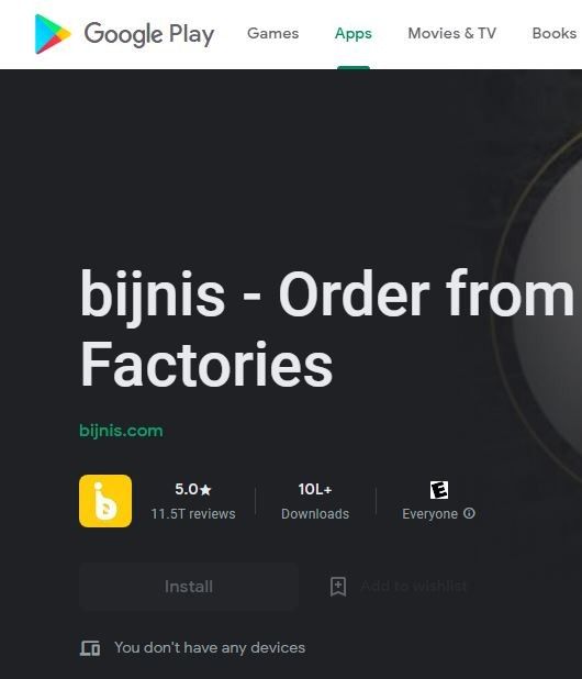 Marketing Strategy of Bijnis - Bijnis - Order from Factories