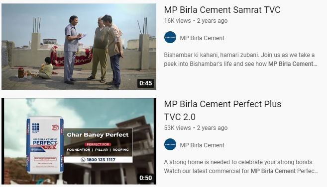 Marketing Strategy of Birla Corporation - Campaign 3