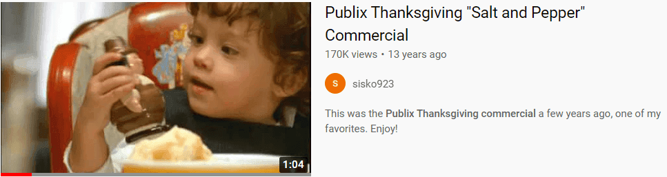 Marketing Strategy of Publix - Campaign 3