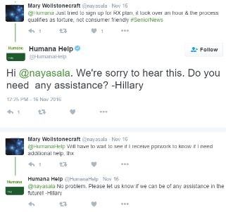 Marketing Strategies of Humana- Humana Twitter help centre
