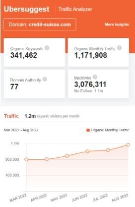 Marketing Strategy of Credit Suisse - SEO