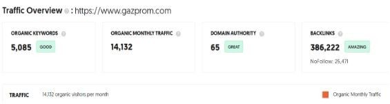 Marketing Strategy of Gazprom - SEO