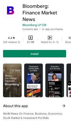 Marketing Strategy of Bloomberg - Bloomberg Finance Market News App