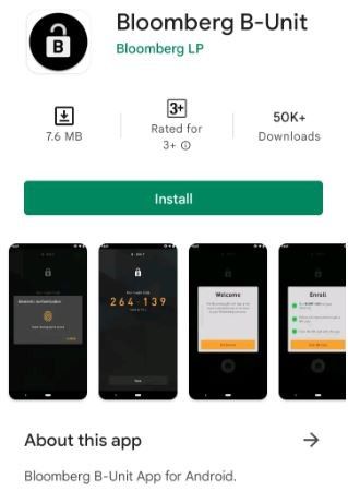 Marketing Strategy of Bloomberg - Bloomberg B - Unit app