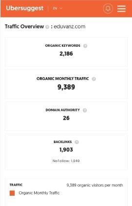 Marketing Strategy of Eduvanz - SEO