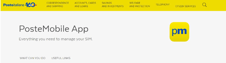 Marketing Strategy Of Poste Italiane - Mobile App