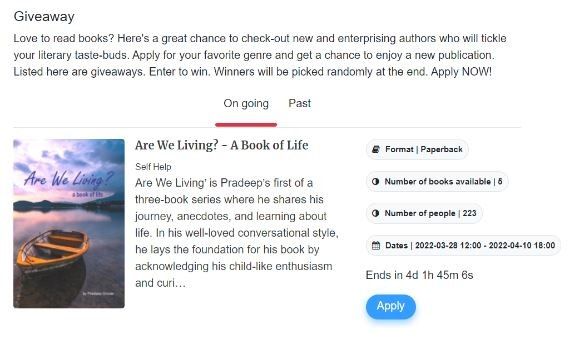 Marketing Strategy of Storymirror - Giveaway