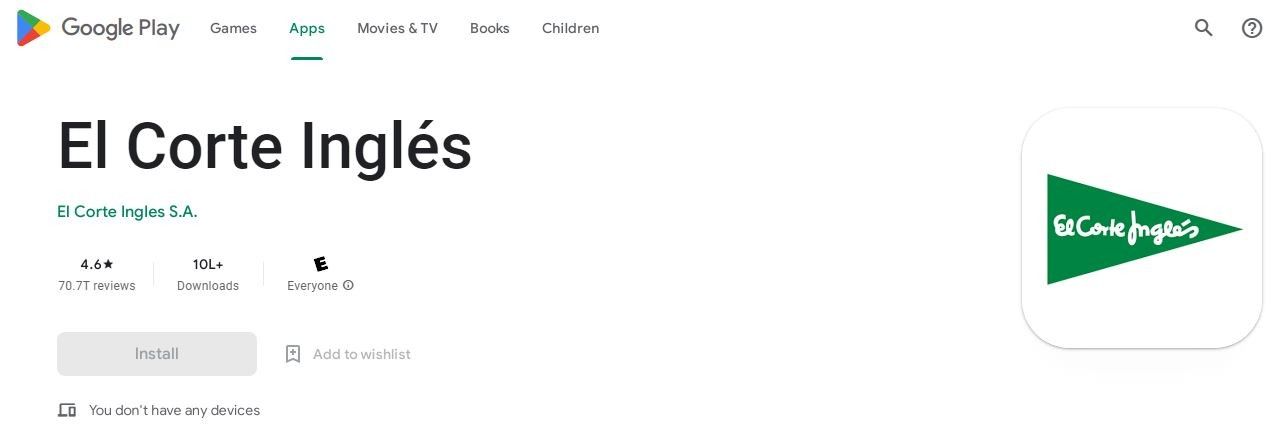 Marketing Strategy of El Corte Inglés - Mobile App