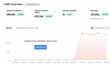Marketing Strategy of Edelweiss Financial Services - SEO