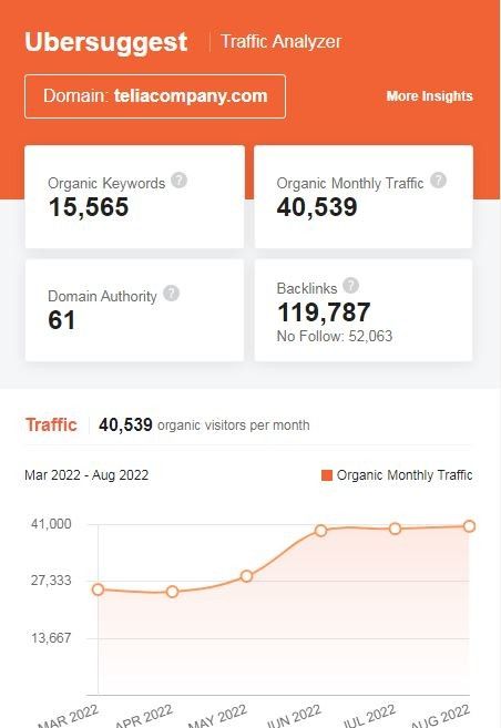 Marketing Strategy of Telia - SEO