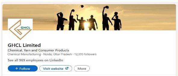 Marketing strategy of GHCL - GHCL LinkedIn page