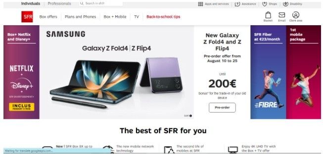 Marketing Strategy of SFR - Ecom