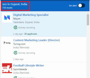 SEO Courses in Gujarat - Job Statistics