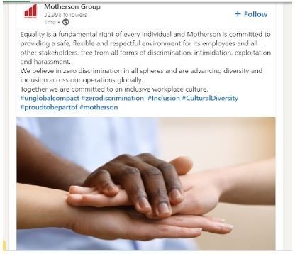 Marketing Strategy of Motherson Sumi Systems - Campaign 2