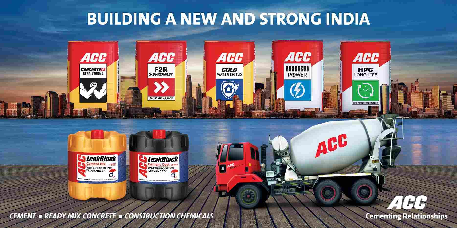 ACC Cement Marketing Strategy - ACC Products