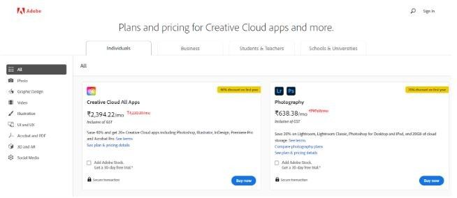 Marketing Strategy of Adobe - e-com