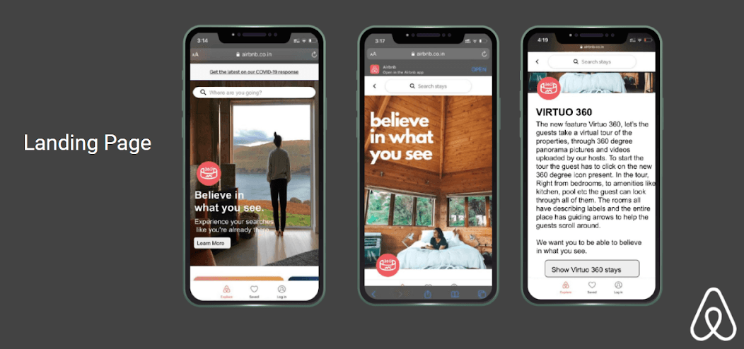 Airbnb case study Landing Page Website Portal Airbnb case study Landing Page Website Portal