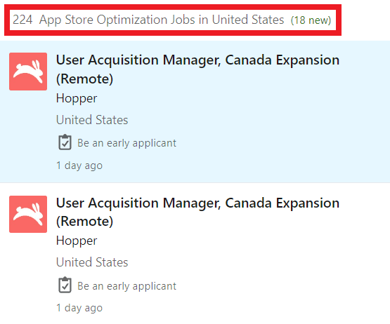 App Store Optimization Courses in Boston - Job Statistics