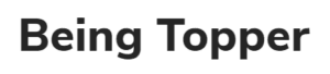 Being Topper Logo