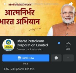 BPCL Marketing Case Study - Digital Presence - Social Media Presence - Facebook