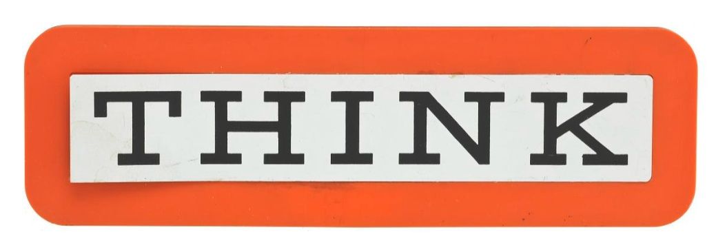 Business Model of IBM - IBM THINK Sign