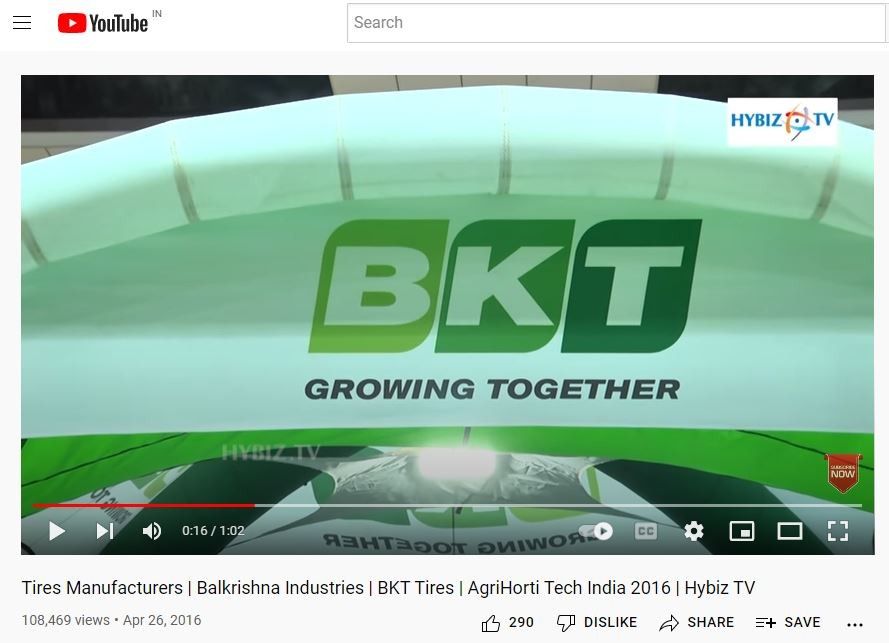 Marketing Strategy of Balkrishna Industries - campaign 2