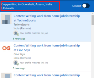 Copywriting Courses in Guwahati - Job Statistics