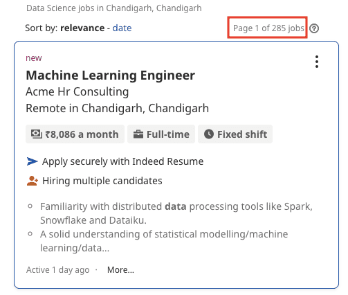 data science courses in chandigarh - job statistics