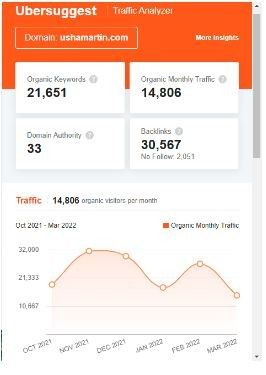 Marketing Strategy of Usha Martin - SEO