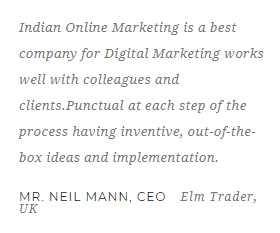 Digital Marketing Agencies in Meerut - Indian Online Marketing Client Review