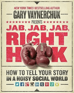  best digital marketing books - Jab. Jab. Jab. Right hook. Book Cover