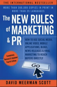 best digital marketing books - The new rules of marketing and PR book cover