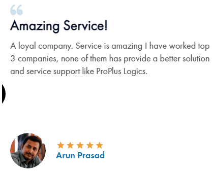 Digital Marketing Companies in India - Pro Plus Logics Client Review