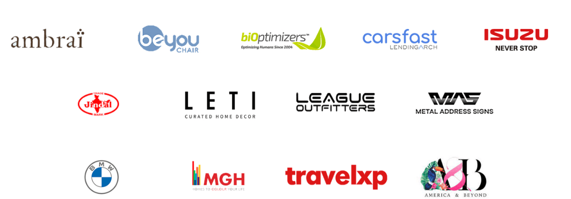 Digital marketing companies in India - ROI Minds Clients