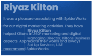 Digital Marketing Companies in Kerala - SpiderWorks Technologies Client Review