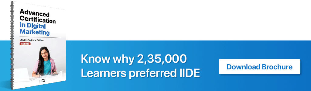 Digital Marketing Courses - IIDE Course Brochure