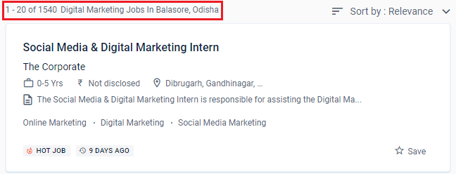 Digital Marketing Courses in Balasore - Naukri.com Job Opportunities