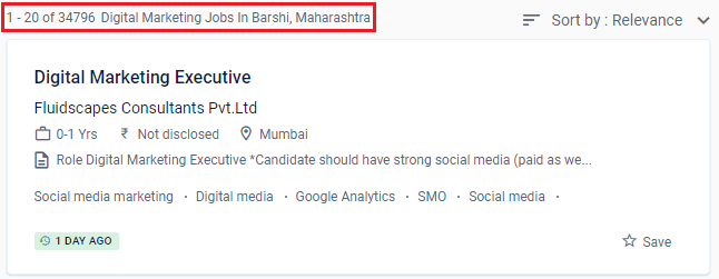 Digital Marketing Courses in Barshi - Naukri.com Job Opportunities