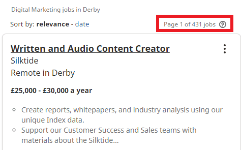 Digital-Marketing-Courses-In-Derby-Job Statistics