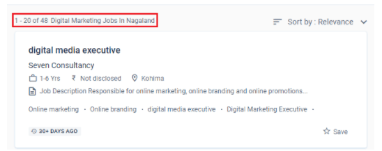 digital marketing courses in dimapur - job statistics