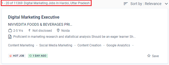 Digital Marketing Courses in Hardoi - Naukri.com Job Opportunities